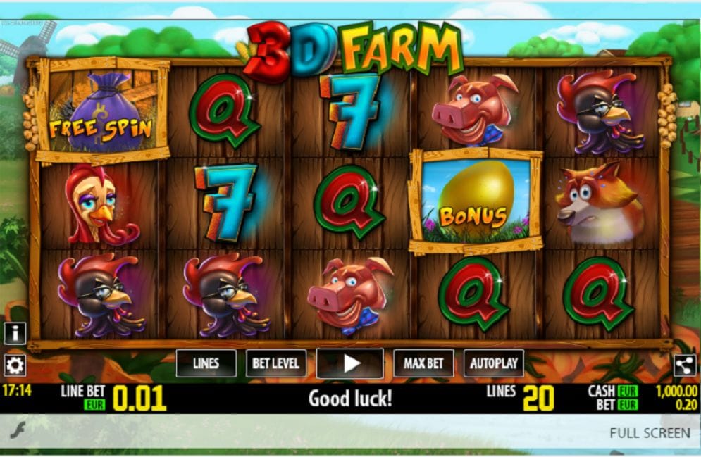 3D Farm 3D Farm online Geldspielautomat