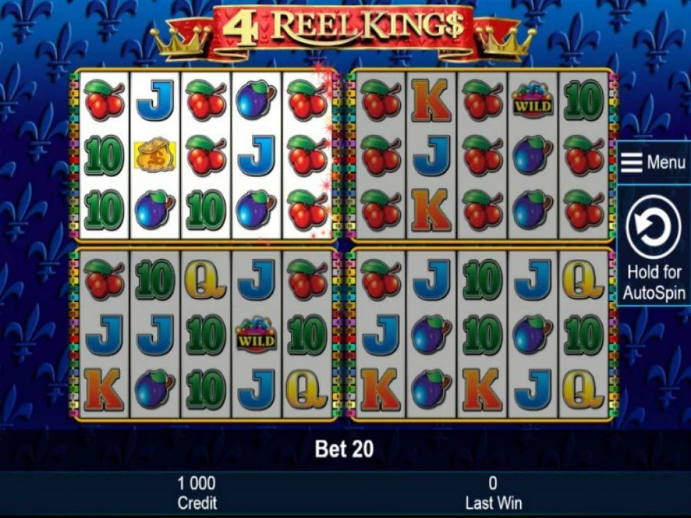4 Reel Kings online Videoslot