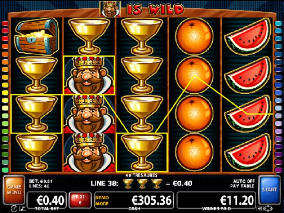 40 Treasures Geldspielautomat