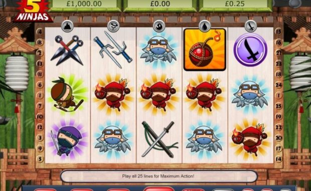 5 Ninjas Casino Spiel kostenlos spielen
