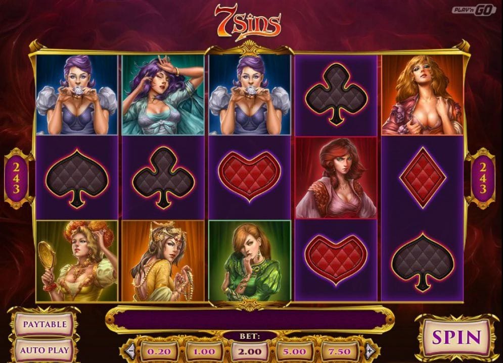 7 Sins online Slotmaschine