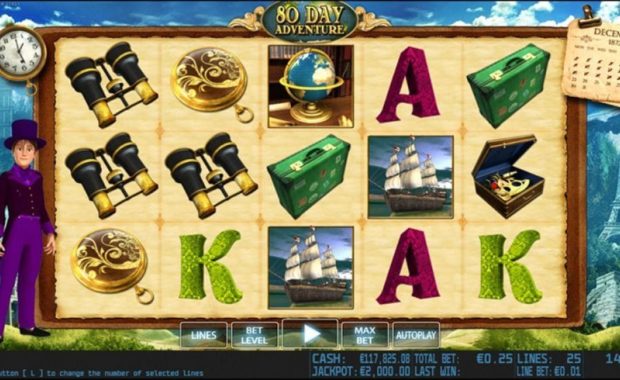 80 Days Adventure Spielautomat kostenlos