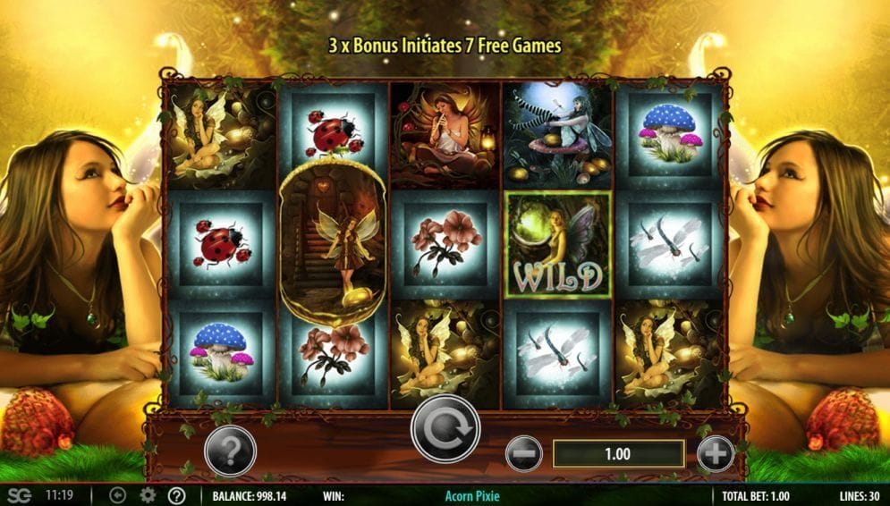 Acorn Pixie online Geldspielautomat