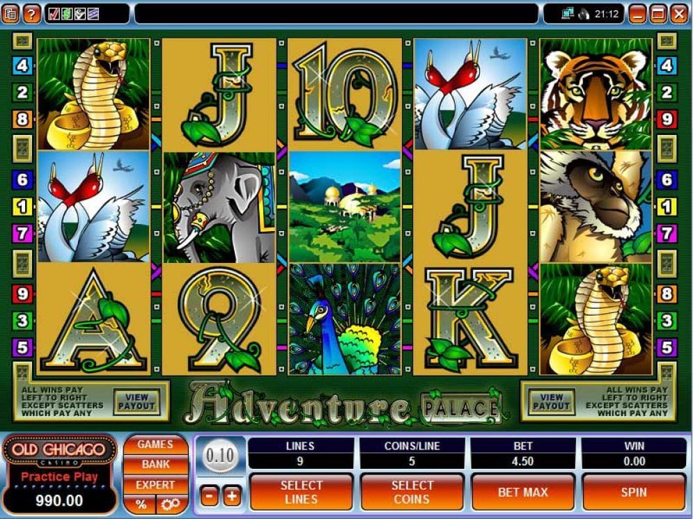 Adventure Palace Automatenspiel