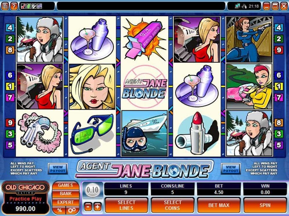 Agent Jane Blonde Spielautomat