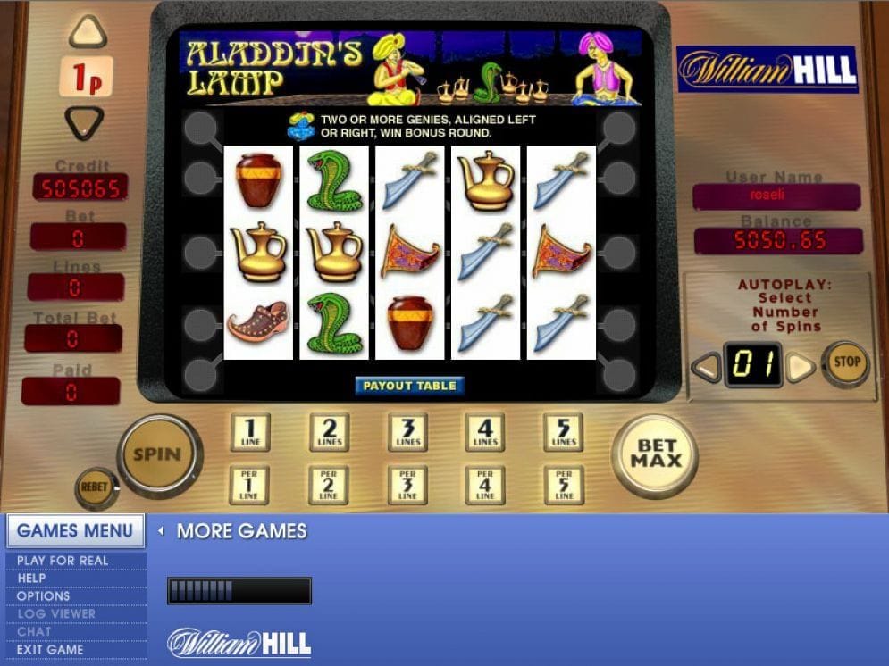 Aladdin's Lamp Aladdin's Lamp online Casino Spiel