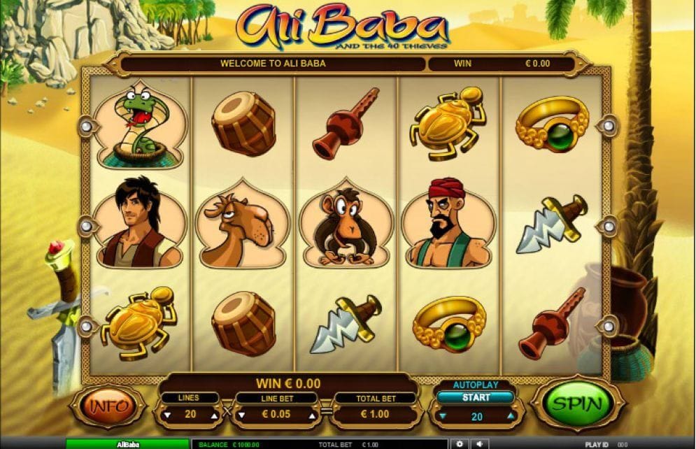 Ali Baba online Video Slot
