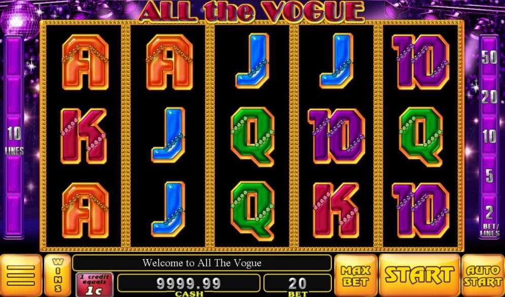 All the Vogue All the Vogue online Casinospiel