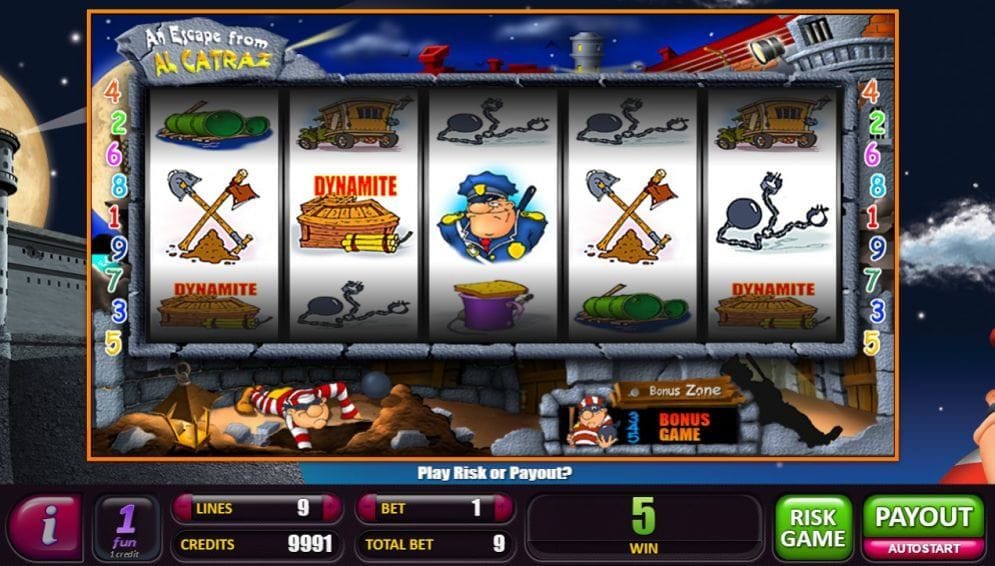 An Escape from Alcatraz online Automatenspiel