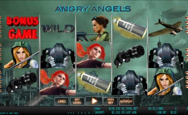Angry Angels Automatenspiel ohne Anmeldung