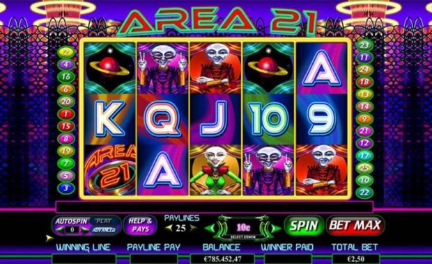 Area 21 Video Slot kostenlos