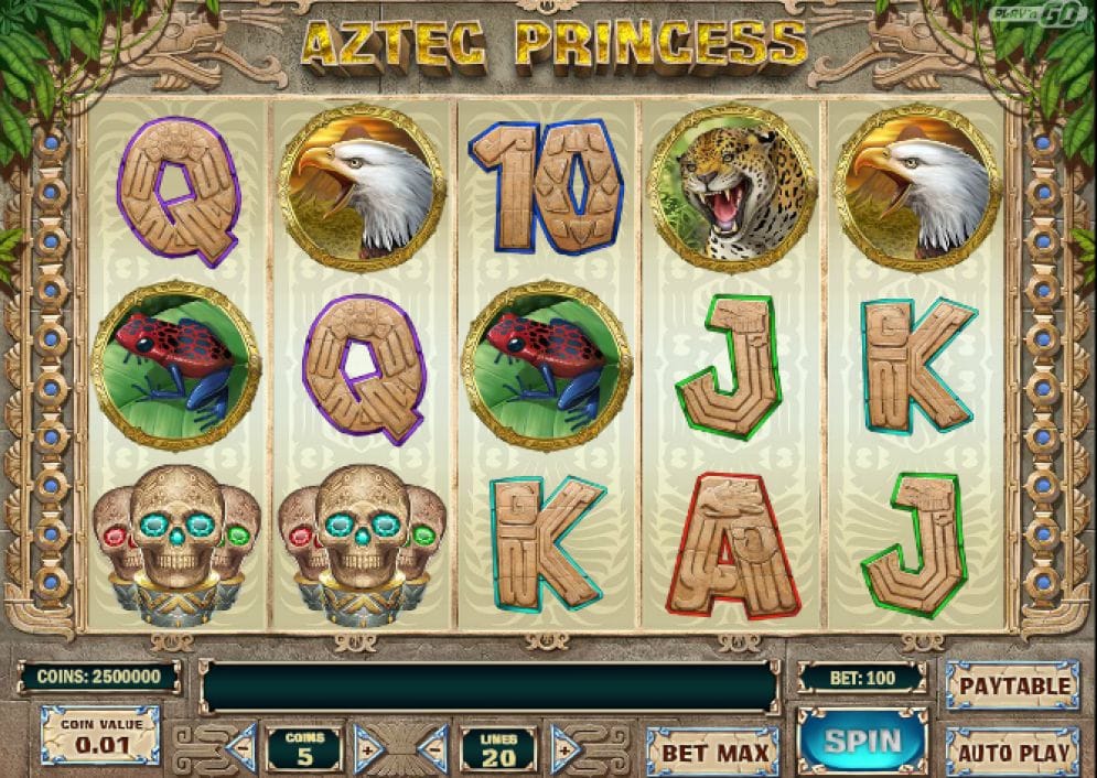 Aztec Princess Video Slot
