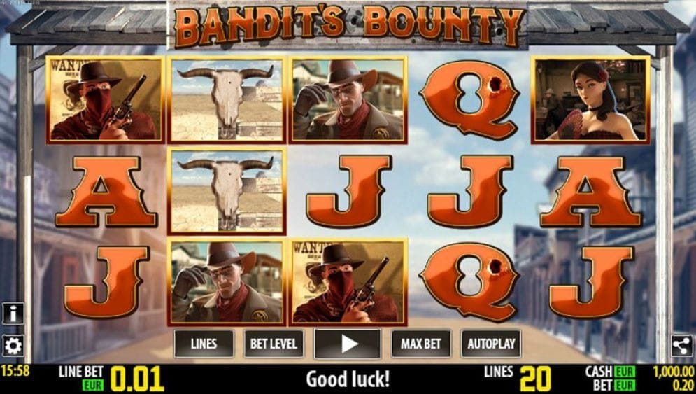 Bandit's Bounty Bandit's Bounty Video Slot