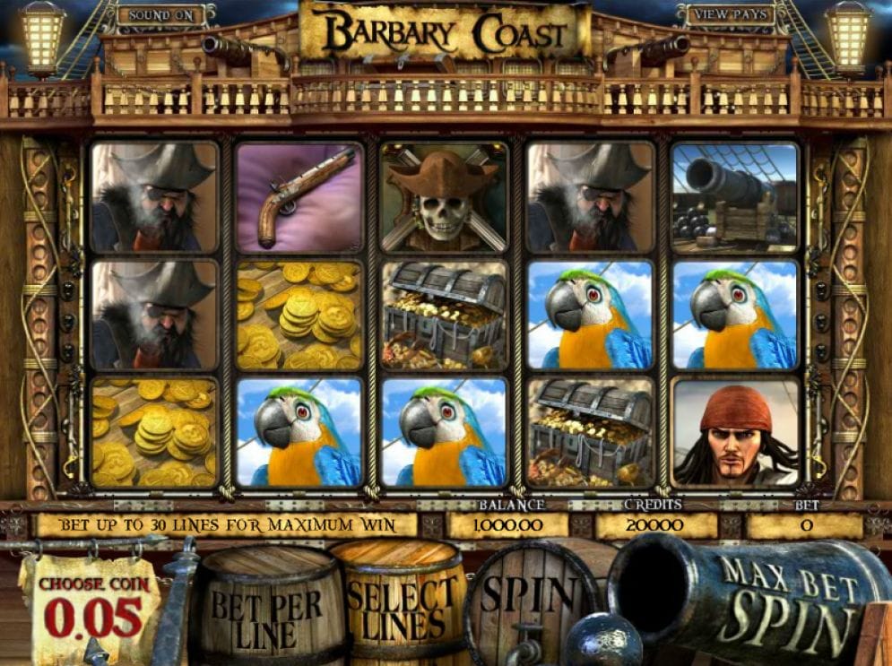 Barbary Coast Videoslot