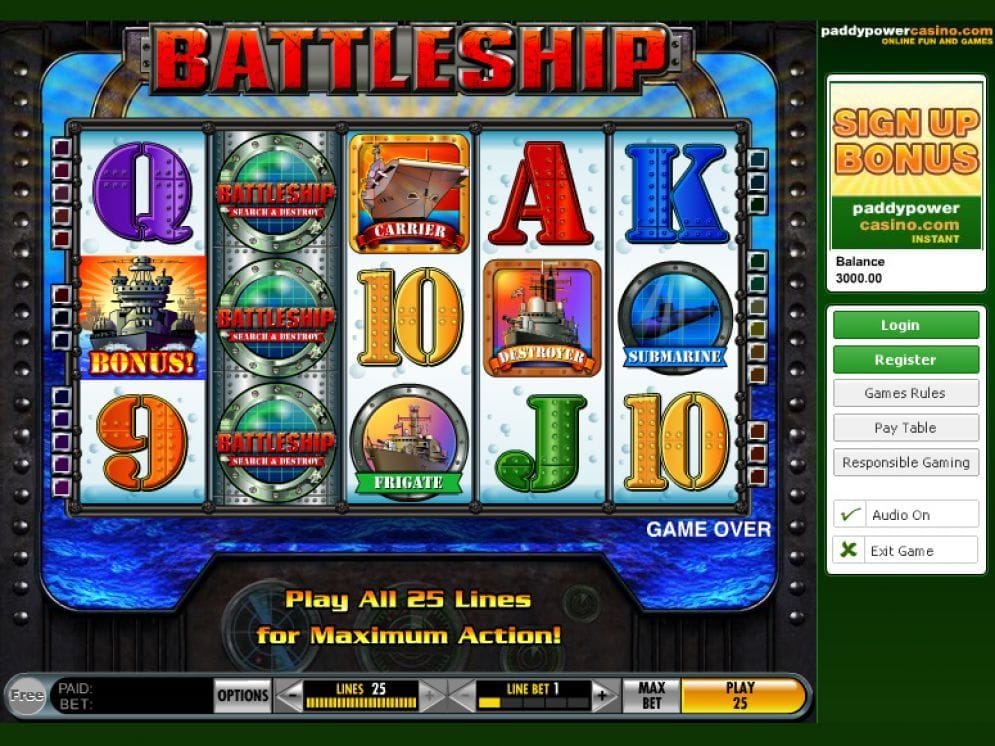 Battleship Automatenspiel