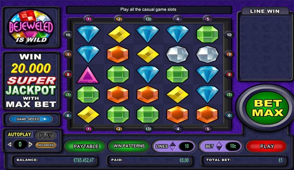 Bejeweled Slotmaschine