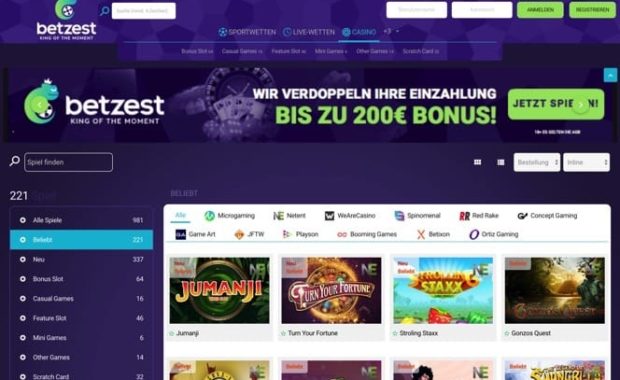 Betzest Casino Bewertung und No Deposit Bonus