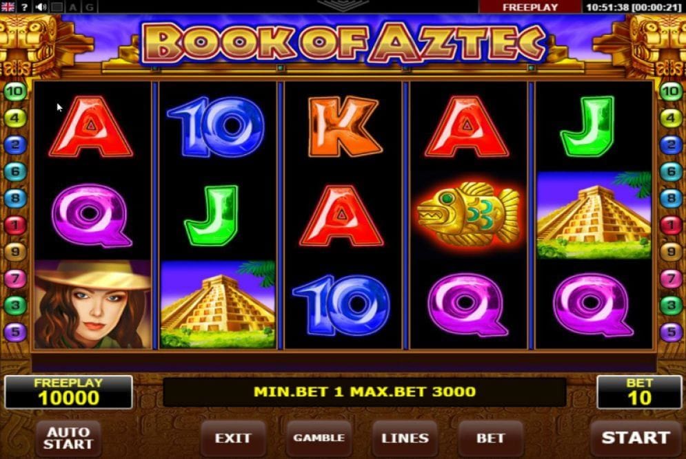 Book of Aztec Slotmaschine