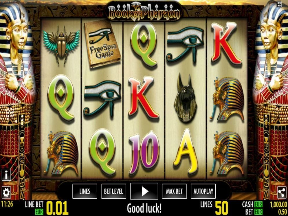Book Of Pharaon Book Of Pharaon online Casino Spiel