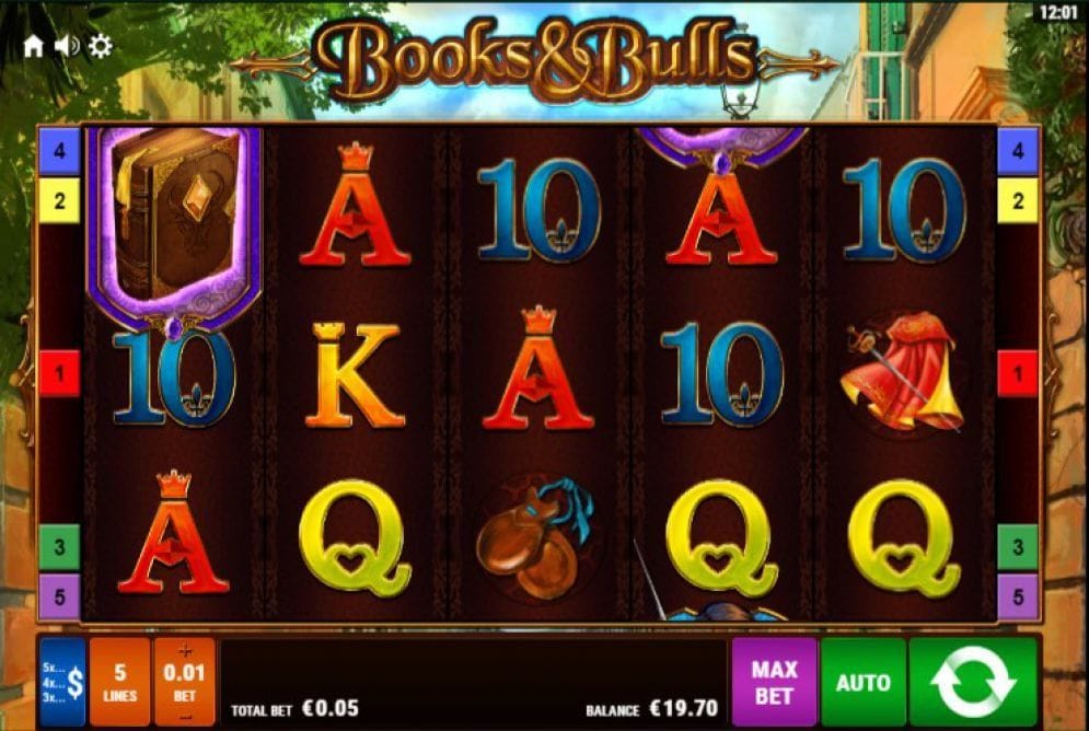 Books and Bulls online Video Slot