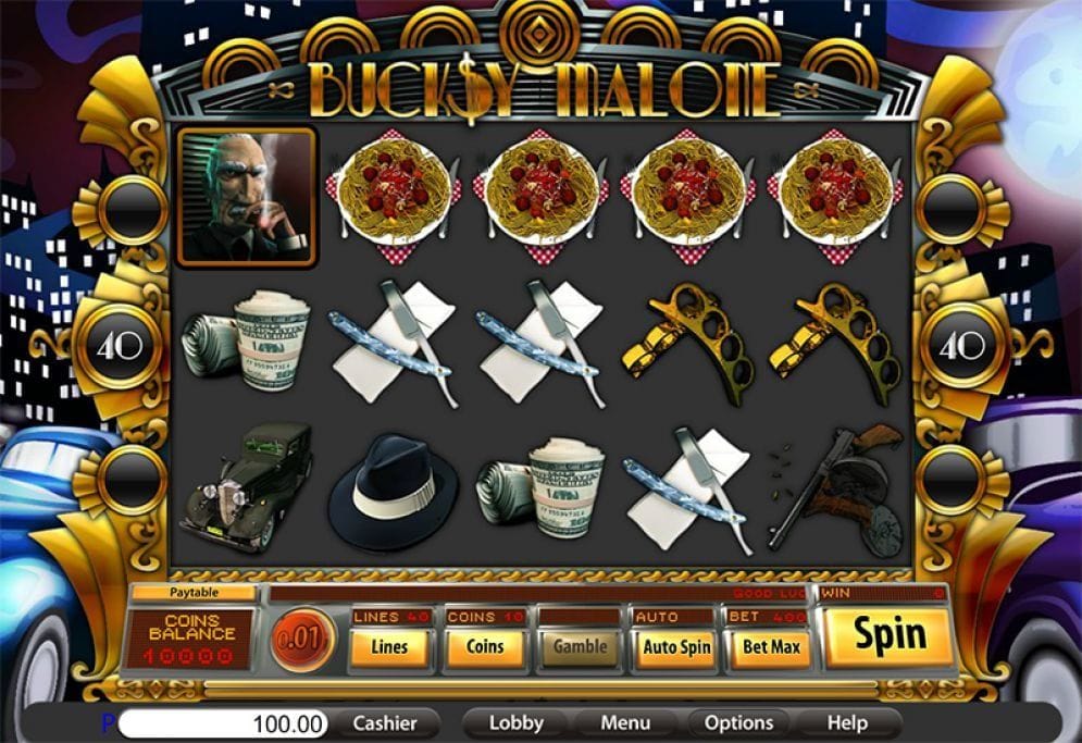 Bucksy Malone Geldspielautomat