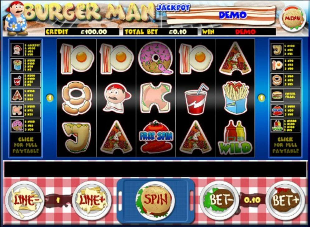 Burger Man Automatenspiel