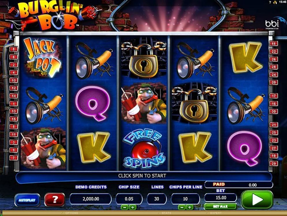 Burglin› Bob online Casino Spiel