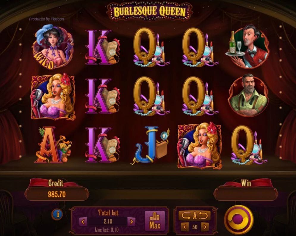 Burlesque Queen Slotmaschine