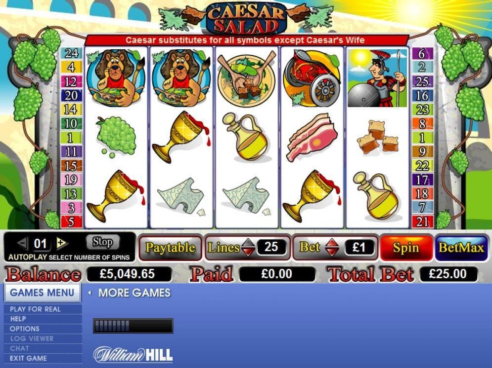 Caesar Salad Video Slot