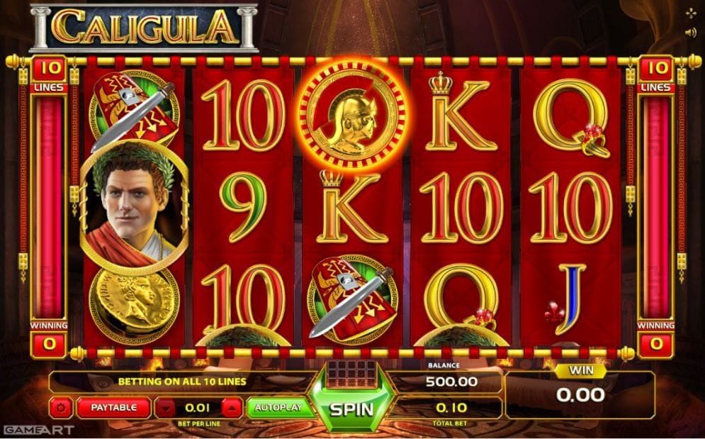 Caligula online Videoslot