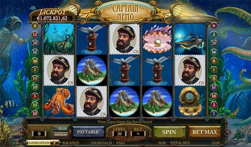 Captain Nemo Captain Nemo online Spielautomat