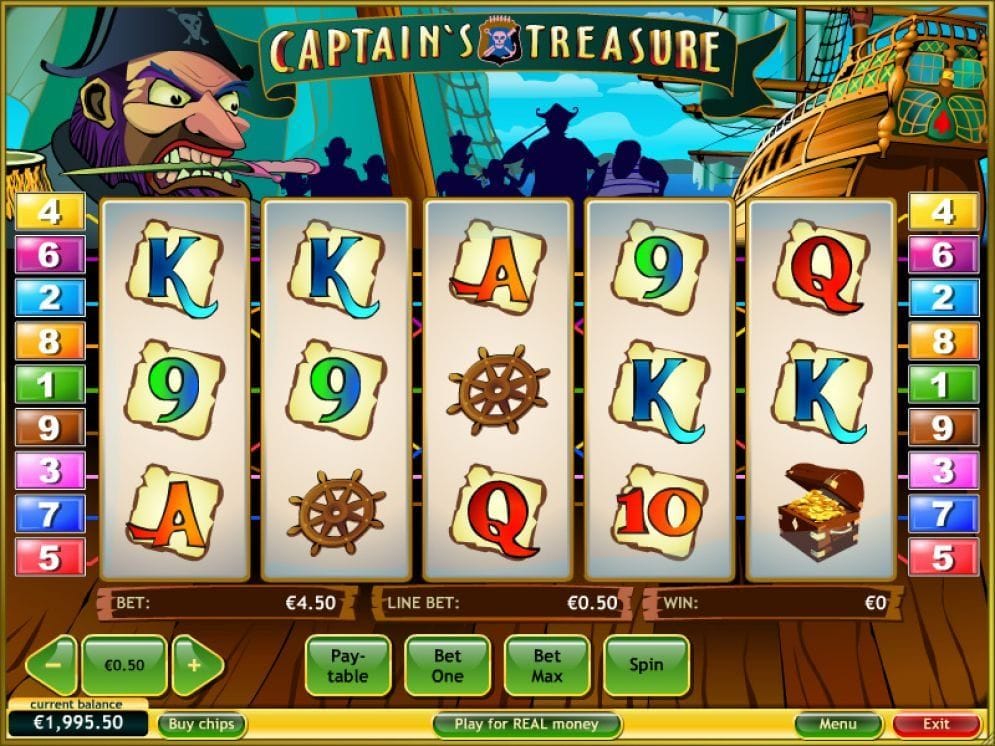 Captain's Treasure Automatenspiel