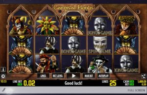 Carnival Bonus Videoslot kostenlos spielen