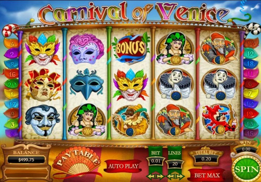 Carnival of Venice Carnival of Venice Spielautomat