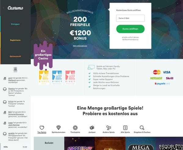 Casumo Casino Erfahrungsbericht