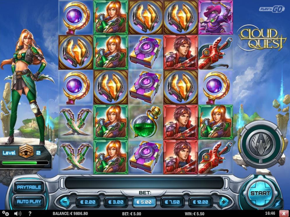 Cloud Quest online Video Slot