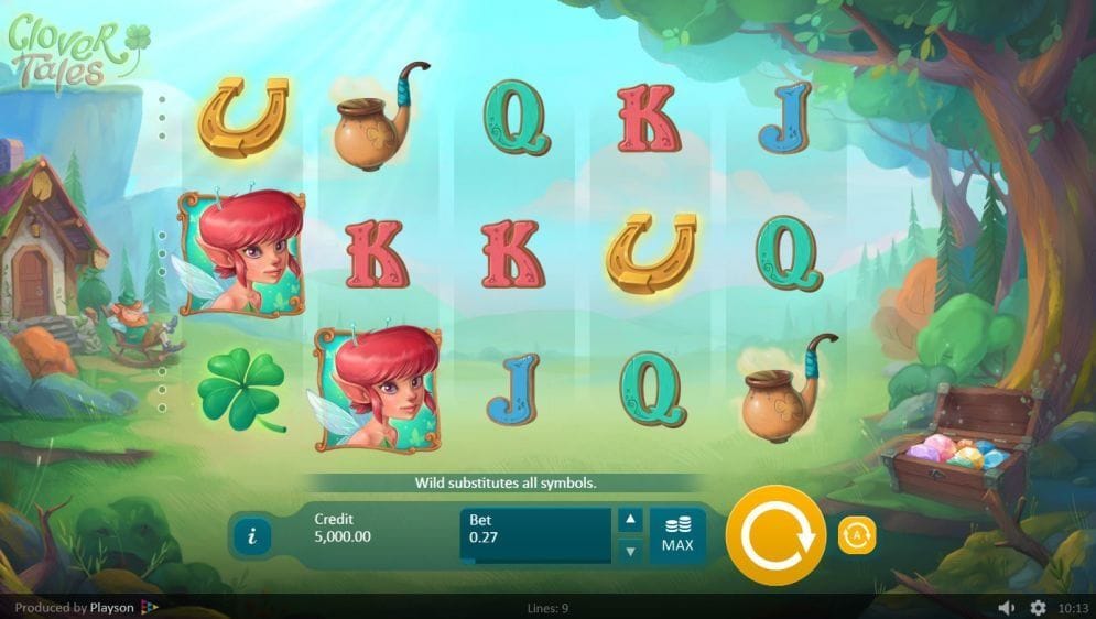 Clover Tales online Videoslot