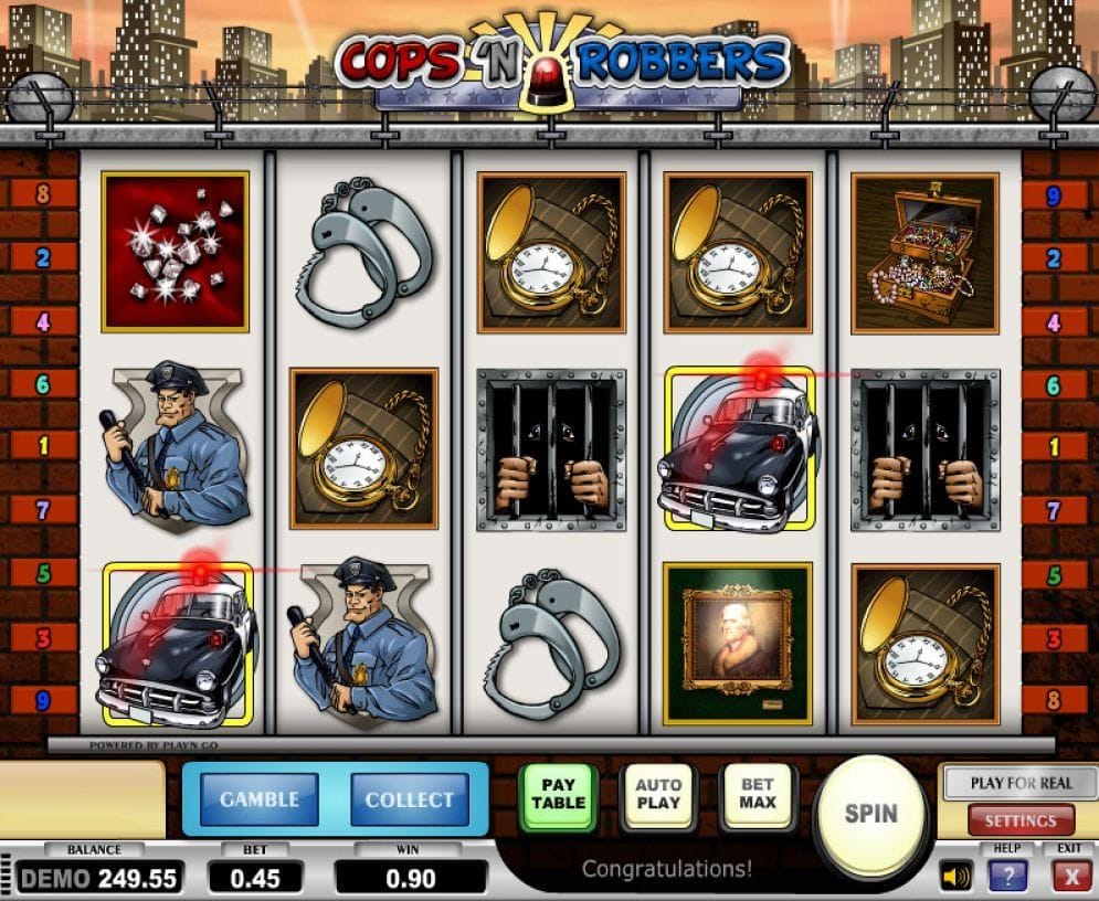 Cops And Robbers online Slotmaschine