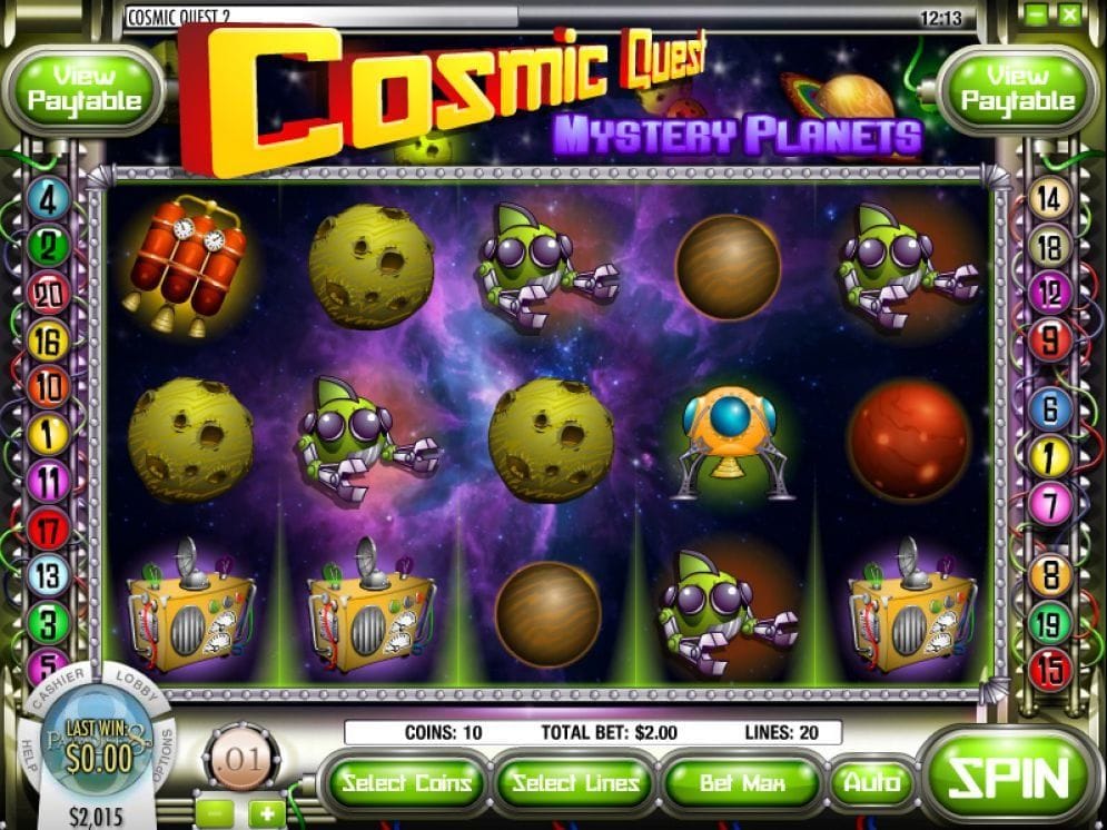 Cosmic Quest II Mystery Planets Cosmic Quest II Mystery Planets online Casino Spiel