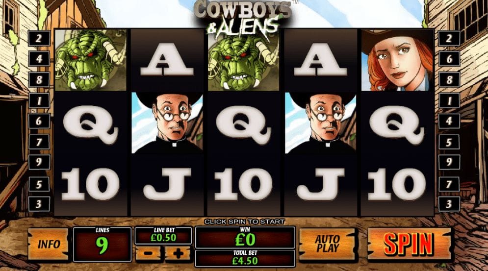 Cowboys & Aliens Cowboys & Aliens Automatenspiel
