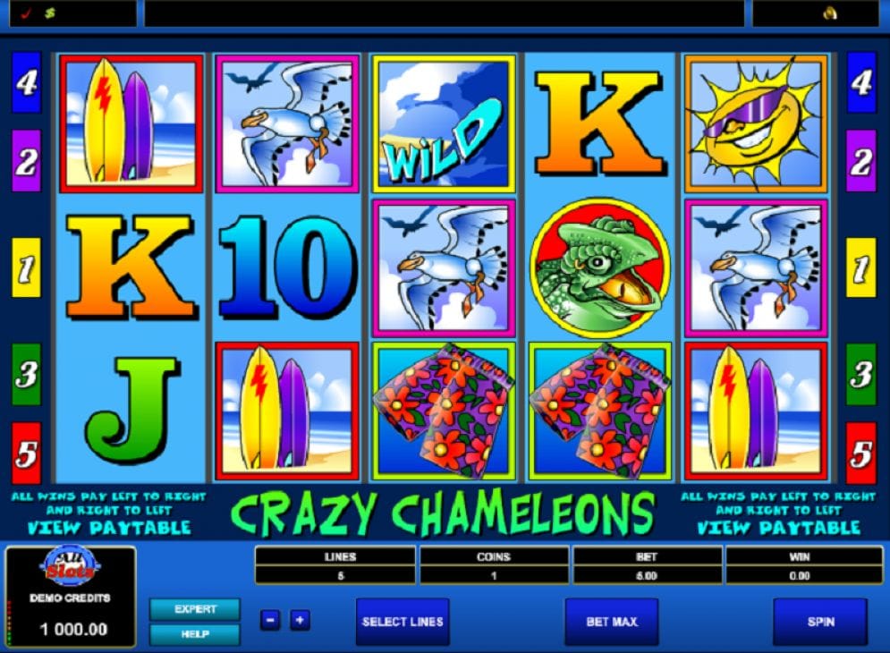 Crazy Chameleons Automatenspiel