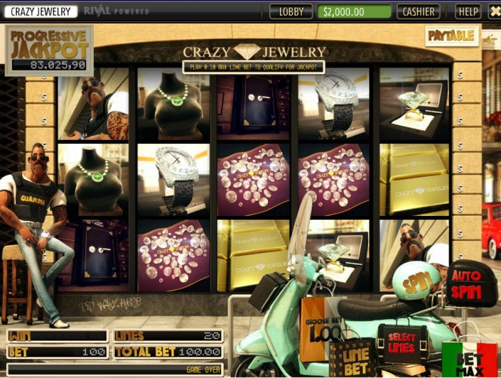 Crazy Jewelry online Geldspielautomat