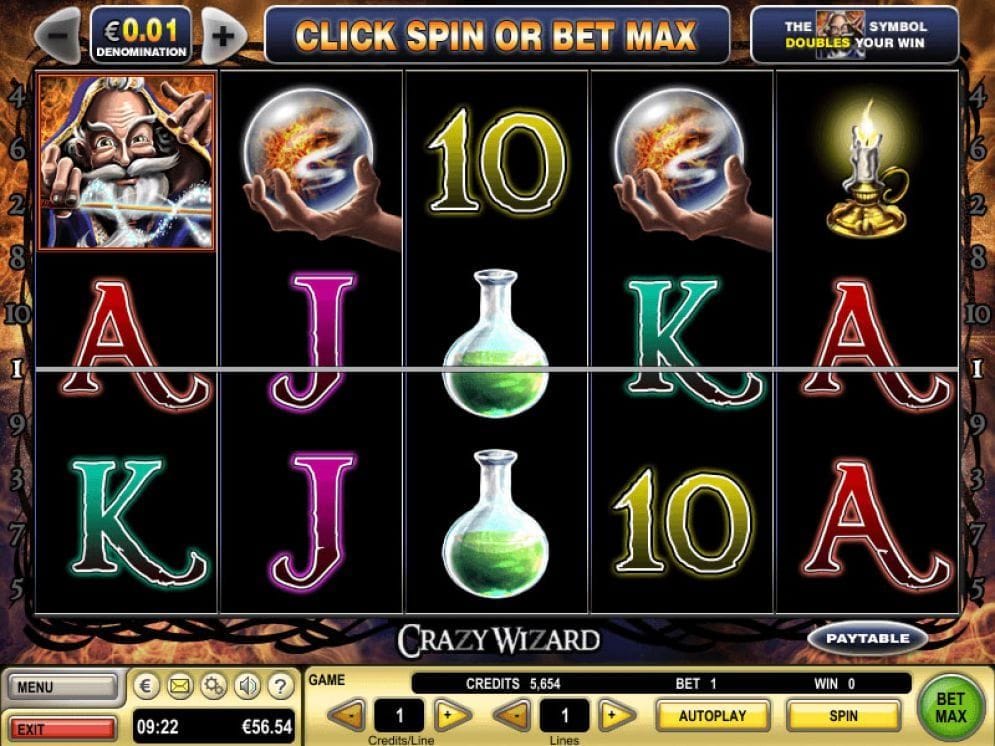 Crazy Wizard Slotmaschine