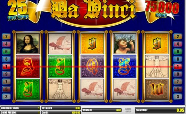 Da Vinci Geldspielautomat kostenlos