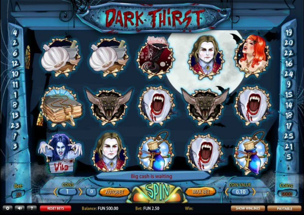 Dark Thirst Dark Thirst online Casinospiel