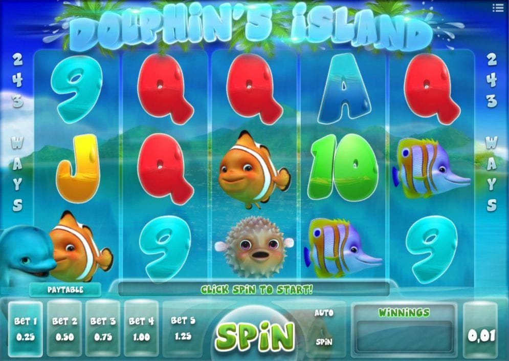 Dolphin's Island online Casino Spiel