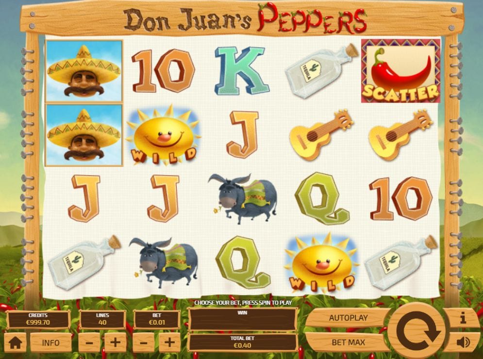 Don Juan's Peppers online Geldspielautomat