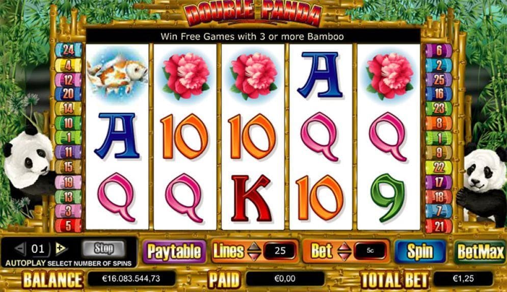 Double Panda online Spielautomat