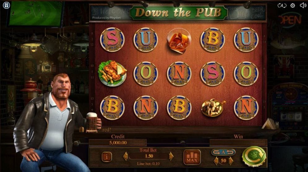 Down The Pub online Video Slot