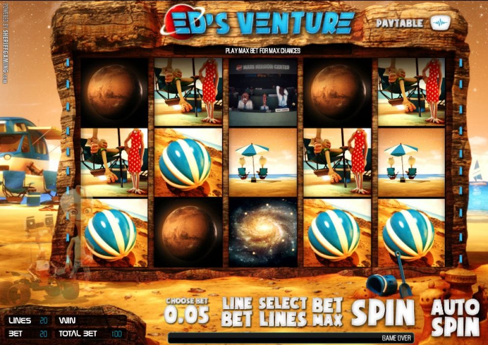 Ed's Venture online Casino Spiel